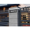 LED BLOCK 504X200x230 LIGHT ADRESOWA STANDARD, KOLORY: antracyt, czarna, brązowa, INOX
